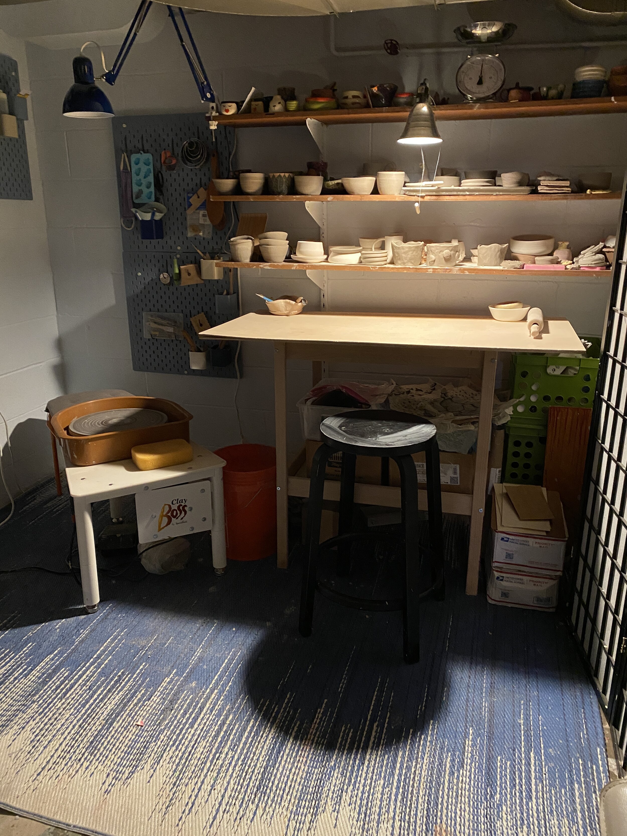 Pottery Studio Refresh — The Midwestern Jungle.